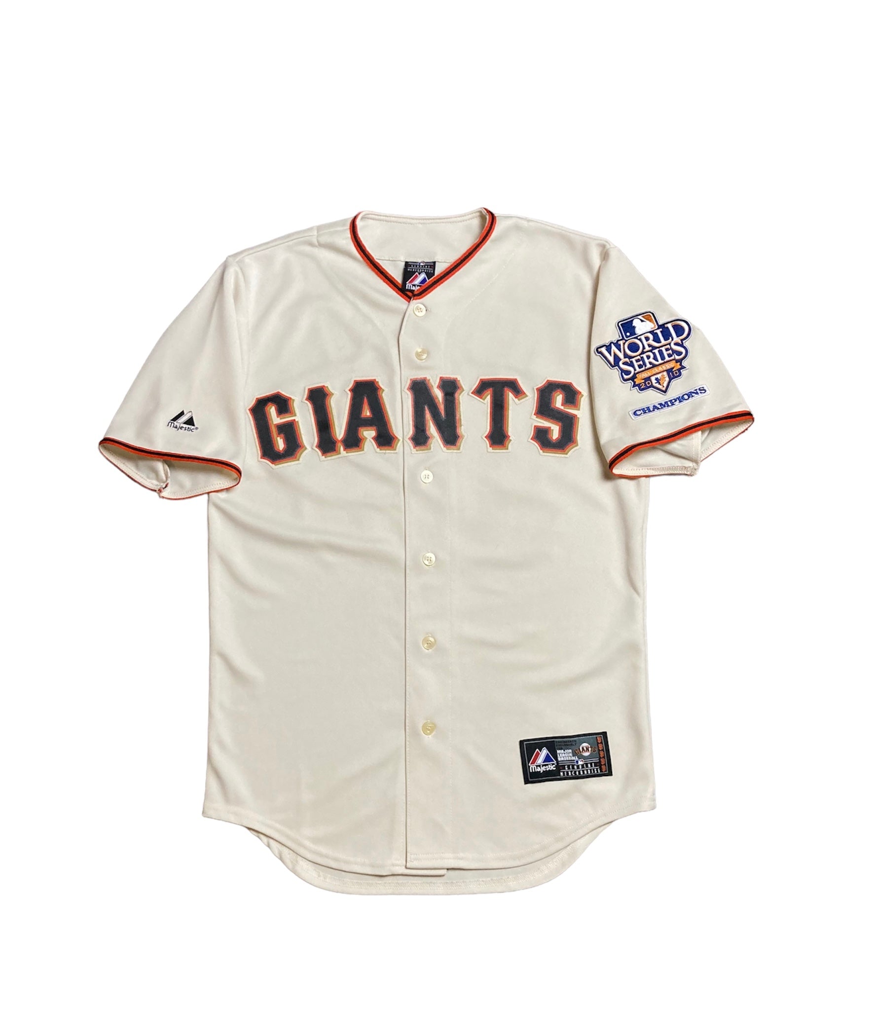 San Francisco Giants Tim Lincecum Game-Used 2014 World Series Road jersey  (size 42. authenticated 10/21 & 10/28)