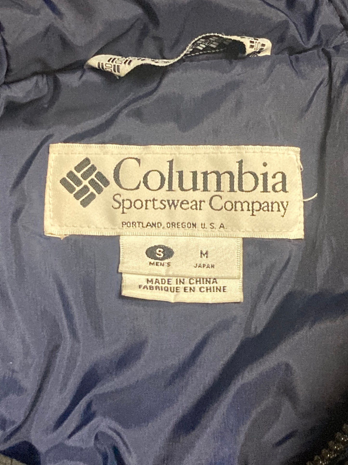 Vintage Columbia Sport Anorak Pullover Hooded Puffer Jacket