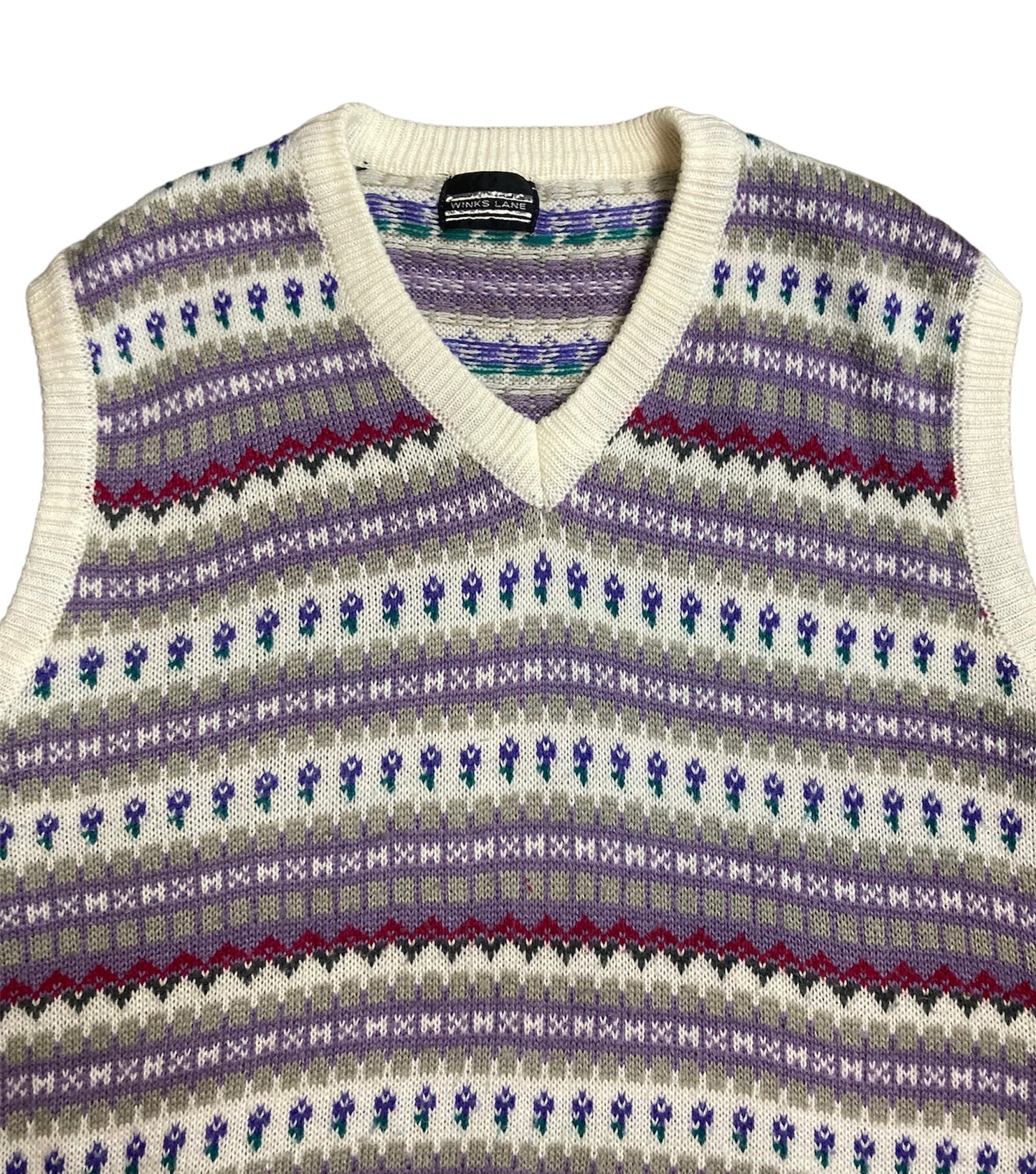 Vintage Wink Lane Sweater Vest