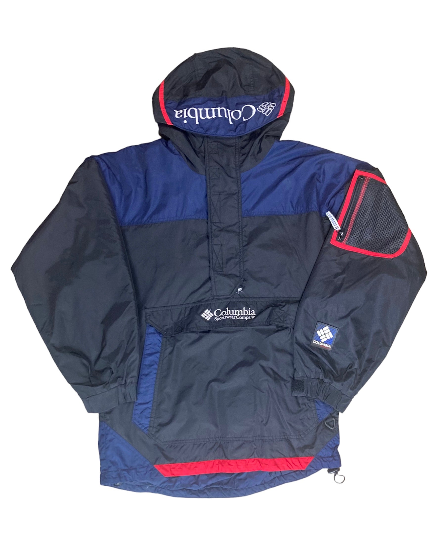 old columbia pullover anorak