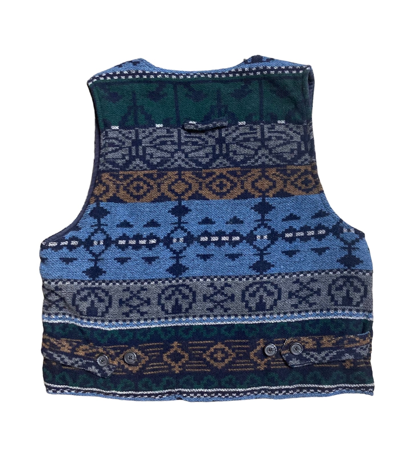 Vintage Southwestern Aztec Pattern Vest
