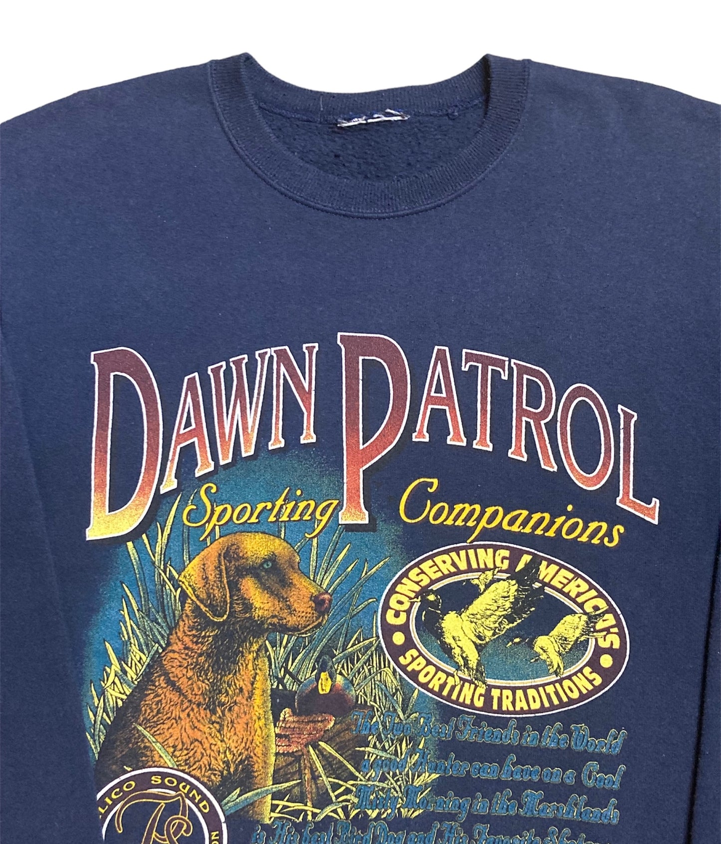 Vintage Dawn Patrol Sporting Companion Swea