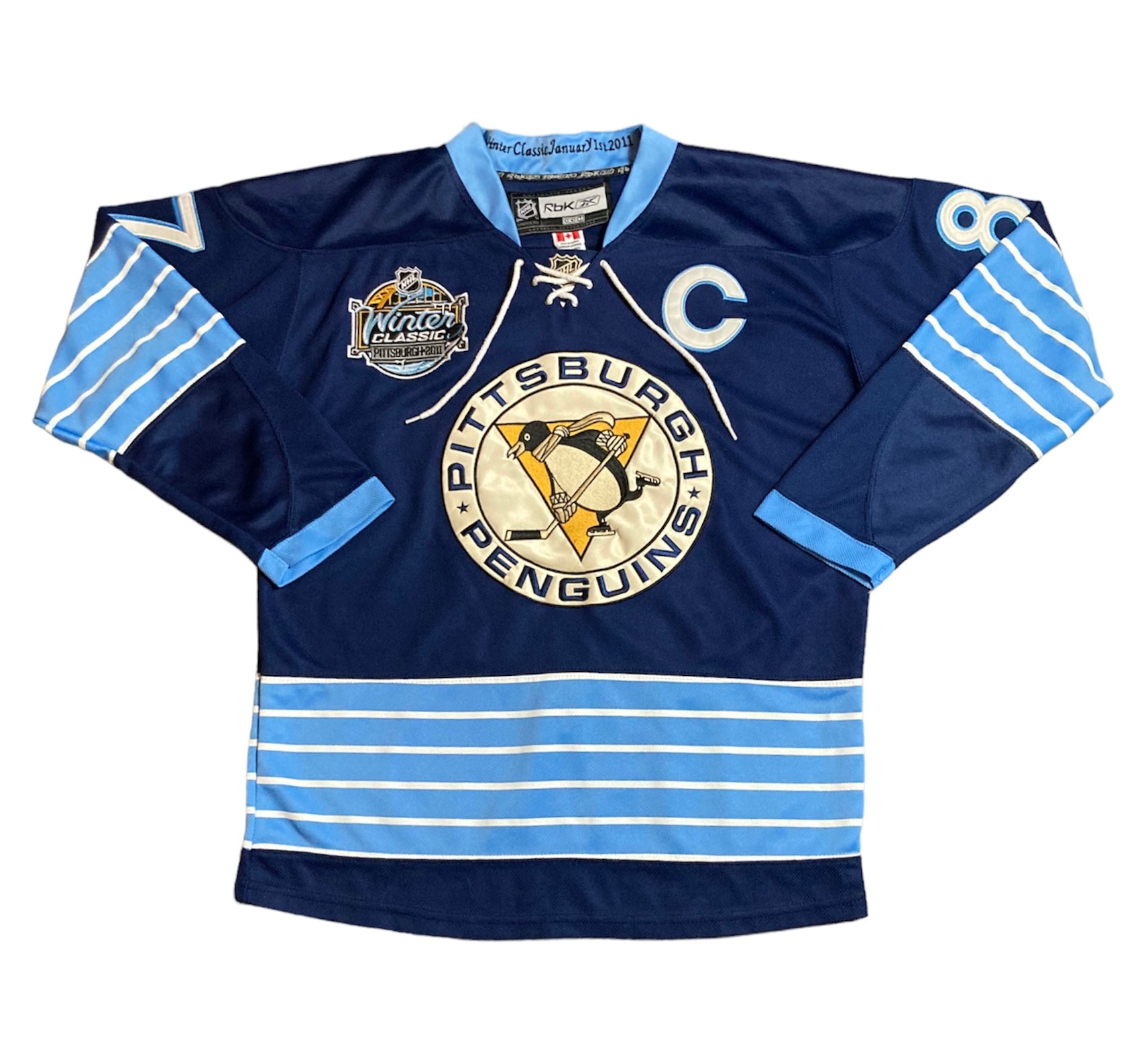 2010-11 Pittsburgh Penguins Winter Classic Game Issued Practice Jersey –  “2011 Winter Classic”
